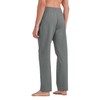 Idtswch 36" Long Inseam Men's Tall Yoga Sweatpants Open Bottom