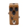Overdrive Effect Pedal Earthy Yellow Metal Guitar Accessories with Gold