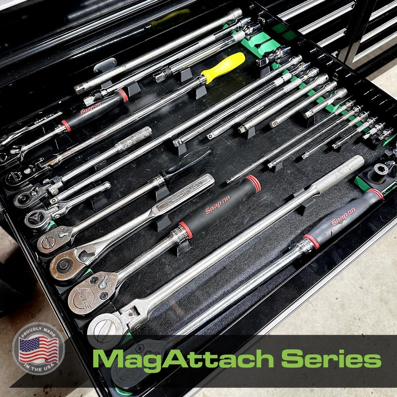 MagAttach Ratchet Organizer Kit (1/4", Red/Black)