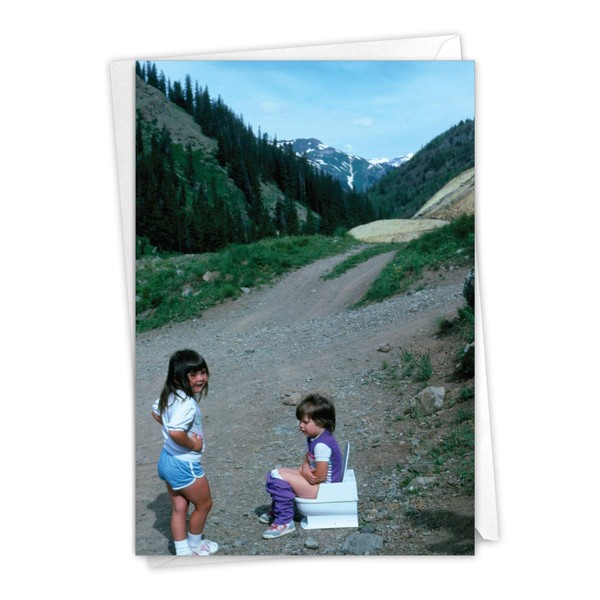 NobleWorks - 1 Happy Birthday Notecard with Envelope - Funny