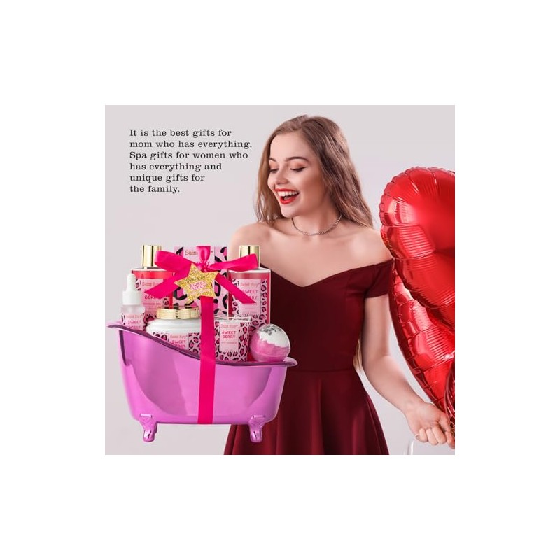 Cesta de regalo de spa para el hogar para mujeres