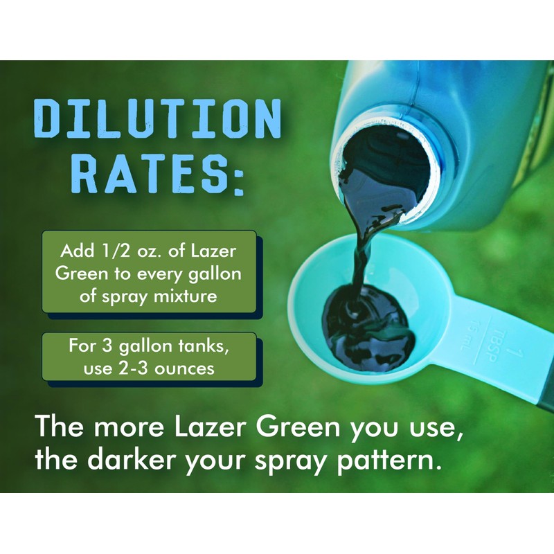 Liquid Harvest Lazer Green Concentrated Spray Pattern Indicator - 8