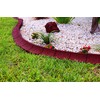 EcoBorder EarthCurb Red Recycled Rubber 4ft Lawn Edging (4pc Box)