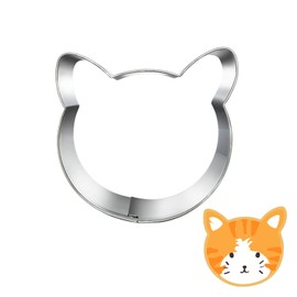 Cat Face Cookie Cutter-2.5 inch-Biscui Cookie Cutters Molds for Kitty Cat Themed Party