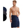Morgenstern Changing Towel Sauna Sports Men blue 23"/60 cm long