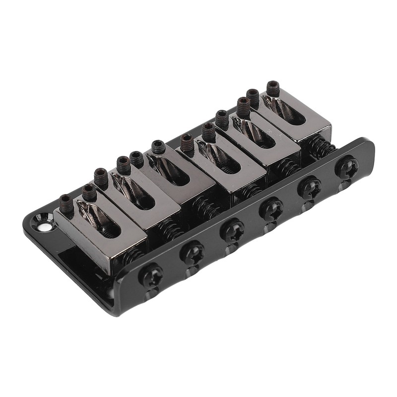 6 String Guitar Bridge Replacement Zinc Alloy Electric Guitar Saddle