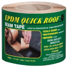 Cofair BST325 3" x 25' EPDM Quick Roof Adhesive Rubber Roof Seam Seal Tape