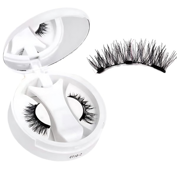 KOVOL Magnetic False Eyelashes, No Glue, Smooth Look, Thin Makeup,