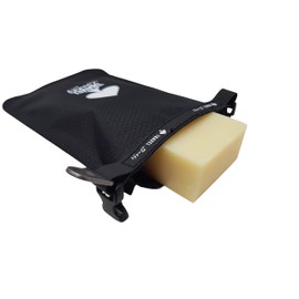 Travel soap bar Bag case - Box Holder, Waterproof - Leakproof with Suction Cup and Carabiner (Black)