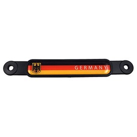 Germany German Flag Screw On License Plate Emblem Car Decal Badge