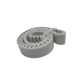 Geeyu White PU HTD5M 965 5M Closed Loop Gear Timing Belt Length 965mm Width 20mm 15mm 10mm Polyurethane Transmission Belt Connect The Timing Belt (Size : Width 12mm)
