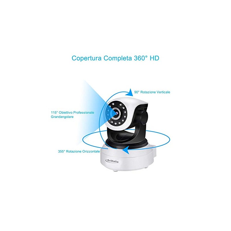 SP017-S Italian IP Camera Wireless Alarm microSD up to 128