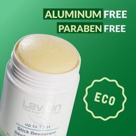 Lavilin Aluminum Free Natural Deodorant for Women and Men - Up to 72 Hours Odor Control