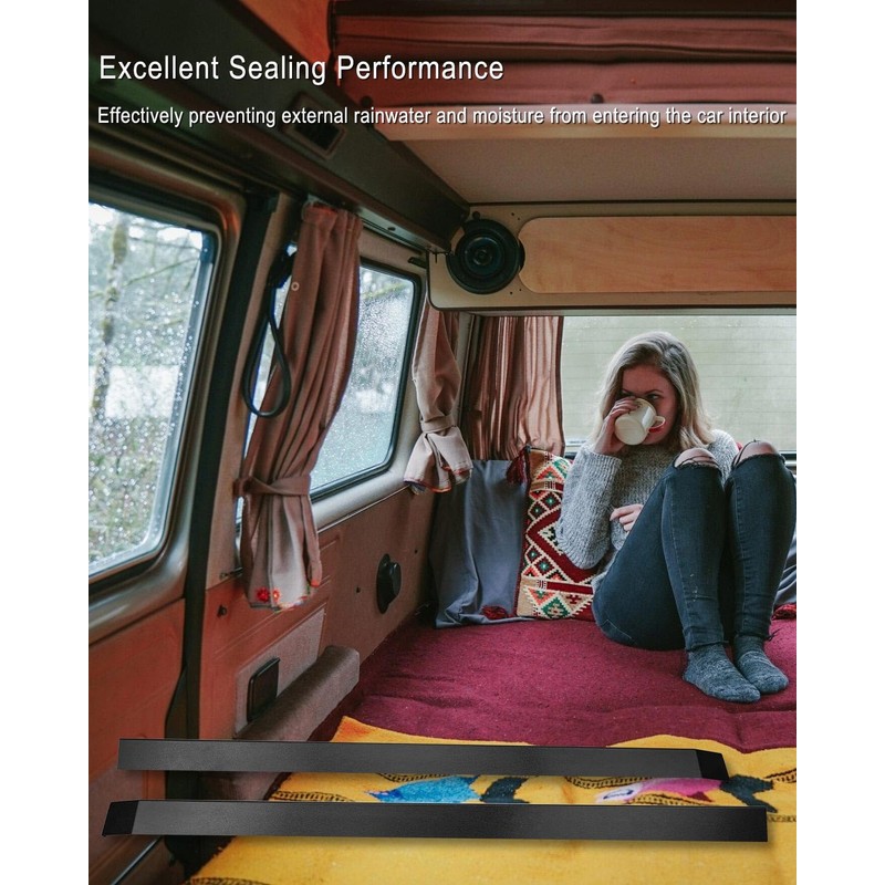 Qnbes 2 Pcs RV Slide Out Ski Kit, RV Floor