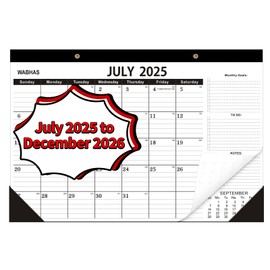 Desk Calendar 2025-2026 -18 Months-JULY 2025 to December 2026,Desk calendar 2025,12x17 in,Calendar 2025-2026,Office Desk Calendar 2025-2026
