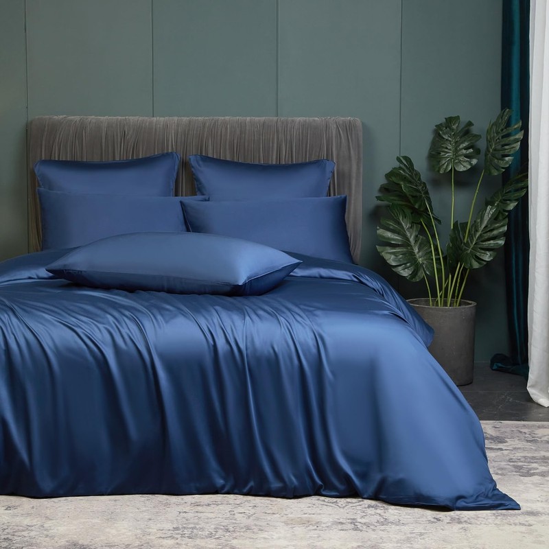 Luofanfei Cooling Summer Bed Linen 135 x 200 cm Dark