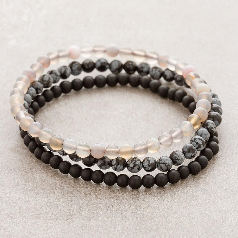 Handmade 4mm Tiny Beads Bracelet – Natural Healing Stone Beads