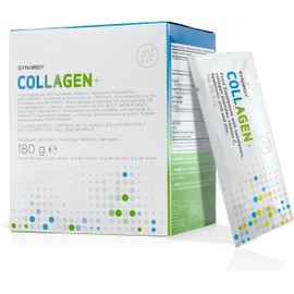 Synergy Worldwide Collagen+ 30 doses | 5810mg Collagen with Vitamin C, Hyaluronic Acid, and Zinc | Supports Skin, Hair, Nail, and Joint Health | Flavourless | 180g