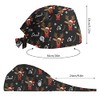 Unbekannt Adjustable Yashmak Stand Ear Hat Christmas Women Hat Print