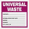 Brady 60362 6" Height, 6" Width, B-235 Paper Label, Purple