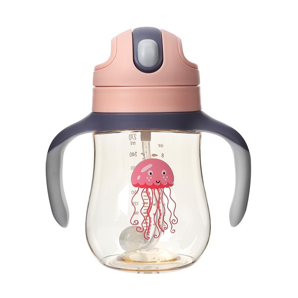 SYFIJXS Spill Proof no Spill Magic Sippy Cup with Straw