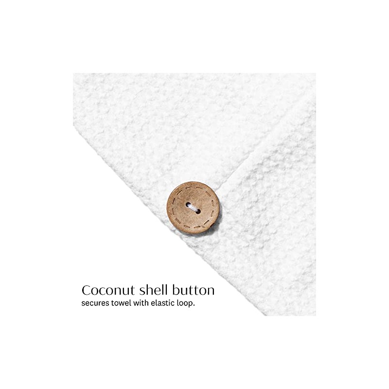 T3 Toalla turbante de lujo | Material de microfibra suave,