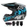 SPARK DOT Certified Adult Motocross Helmet Full Face - 4Pcs