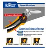 LABEAR-8.5" Heavy Duty Scissors, Carpet Cutter, Industrial Scissors, Multipurpose, Scissors