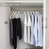 MIZGI Premium Velvet Hangers (60 Pack) Heavy Duty - Non