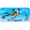 E Coyote Aluminum Car Tag Novelty License Plate