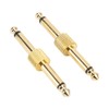 2PCS 6.35mm Effect Adapter Connector Noise Reduction Guitar Pedal Coulper