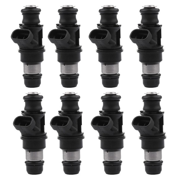 Fuel Injectors ECCPP 8pcs 4 Hole High Performance Fuel Injector Kits 17113553 17113698 Compatible fit for Buick for Cadillac for Chevrolet for GMC for Hummer