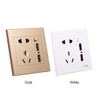 Electric Outlet with 2 Sockets and 2 USB Ports Wall