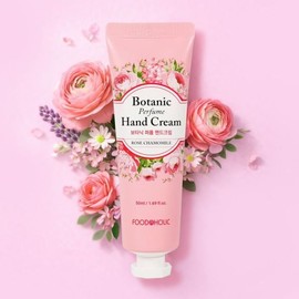 (10 Pieces) Food A Holic Botanic Perfume Hand Cream Rose Chamomile 50ml / Scented / (10개)푸드어홀릭 보타닉 퍼퓸 핸드크림 로즈 캐모마일 50ml 향좋은