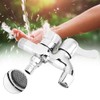 G1/2in Copper Multifunctional Dual Use Quick Open Faucet Washing Machine
