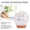 Round Ball Shape Humidifier Aromatherapy Diffuser 7 Colors LED Night