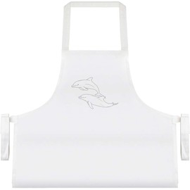 Azeeda 'Graceful Pair of Dolphins' Unisex Cooking Apron (AP00081894)