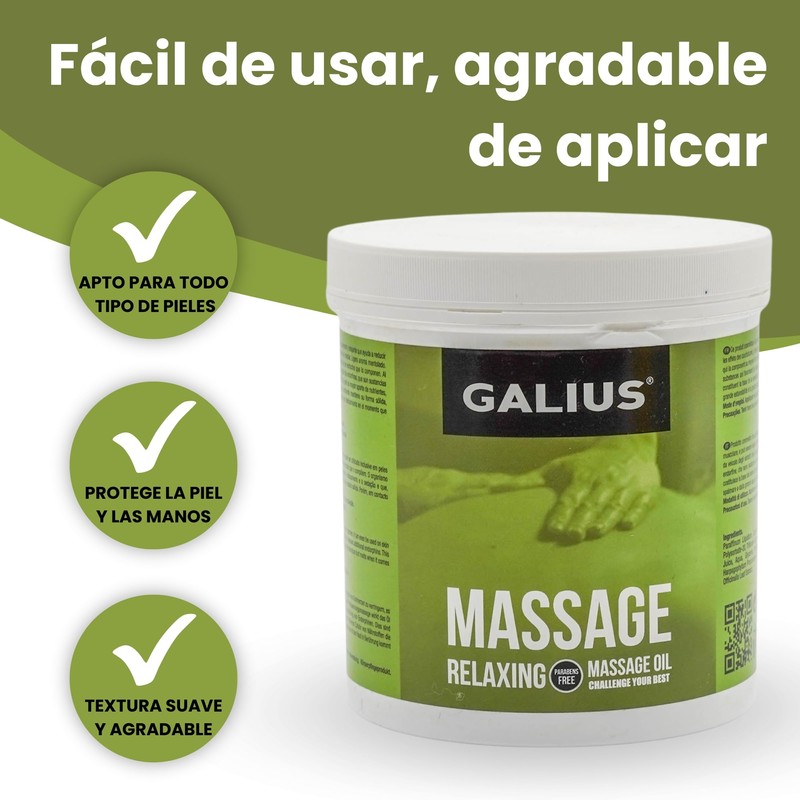 GALIUS® Relaxing Massage Oil Firm 500 ml