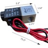 AOMAG® 1/8" NPT DC 12V Electric Solenoid Valve 2 Way