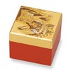 Mitani M17260-7 Yamanaka Lacquerware Storage Box, Gold, 3.1 inches (8