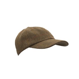 Walker & Hawkes - Unisex Baseball Cap - Tweed - Country Style - One Size, Brown Tweed
