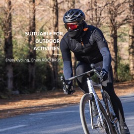 ROCKBROS Neck Gaiter, Winter Neck Cover Windproof Face Cover, Neck Gaiters for Men Women, Soft Fleece Neck Warmer for Cycling Running Skiing