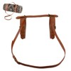 UFURMATE Picnic Blanket Carry Strap, PU Leather Carry Strap with
