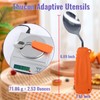 Ehucon Adaptive Utensils Angled Spoon and Fork for Hand Tremors