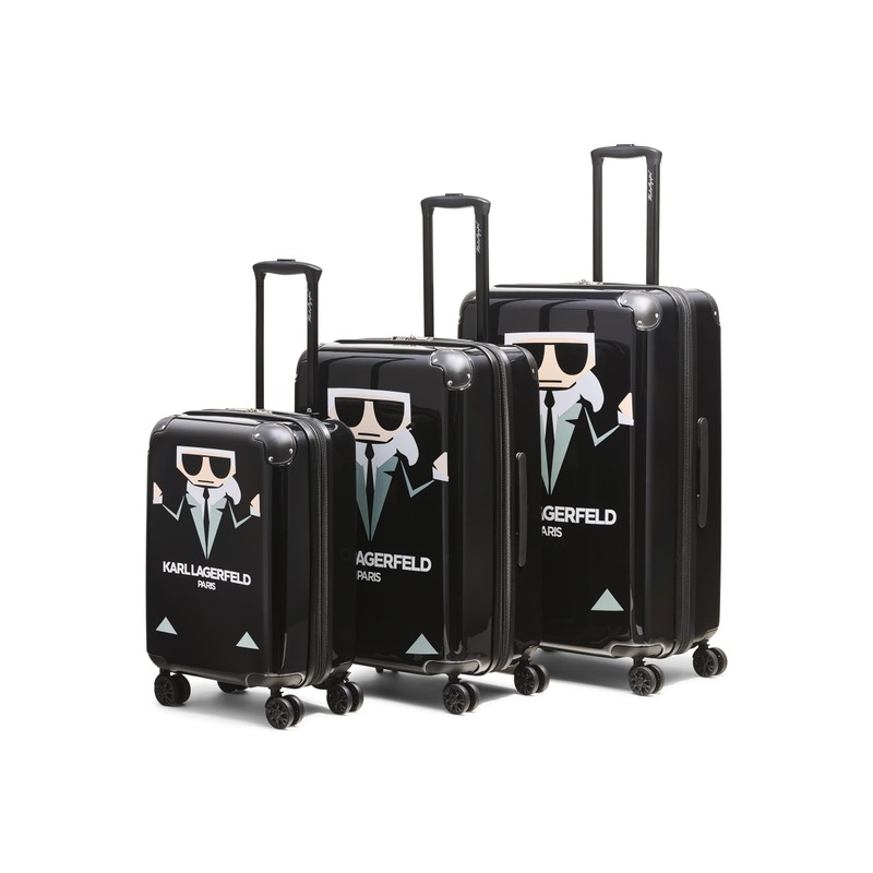 Karl Lagerfeld Paris Expandable Spinners Hardside Karl in A Box