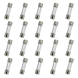 HUAREW T1AL250V 20 Pcs 5x20mm Slow Blow Glass Fuse 1A 250V 0.2 x 0.78 inch time delay Fuse
