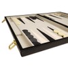 Middleton Games Deluxe Backgammon Board Set - (Black Attache Case)