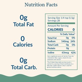 Maine Coast Sea Vegetables Sea Salt with Sea Veg Shaker | Wild-Harvested Seaweed Seasoning | Organic Dulse & Kelp Blend | Rich in Iodine | Great for Soups & Salads | 1.5 oz (Pack of 1)