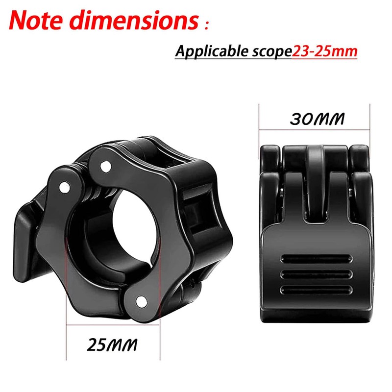 Elegance-go Dumbbell Clasps, Pack of 4 Quick Release for Dumbbells,