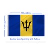 LARGE Barbadian Flag, 3x5Ft Barbados Flags Banner For Indoor Outdoor